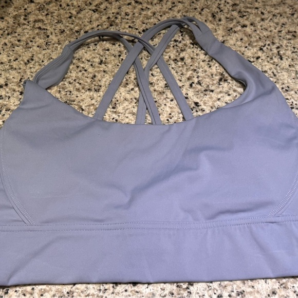 Periwinkle Blue Sports Bra - Picture 1 of 6